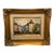 Mid 20th Century European Street Scene Original Framed Painting For Sale