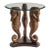 Vintage Seahorse Table With Beveled Glass For Sale