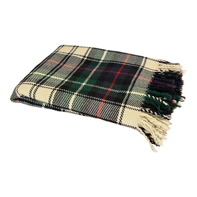 Scottish Tartan Plaid Blanket, Ralph Lauren Style For Sale