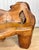 Vintage Monumental Teak Root Burl Sculptural Bench For Sale - Image 9 of 10