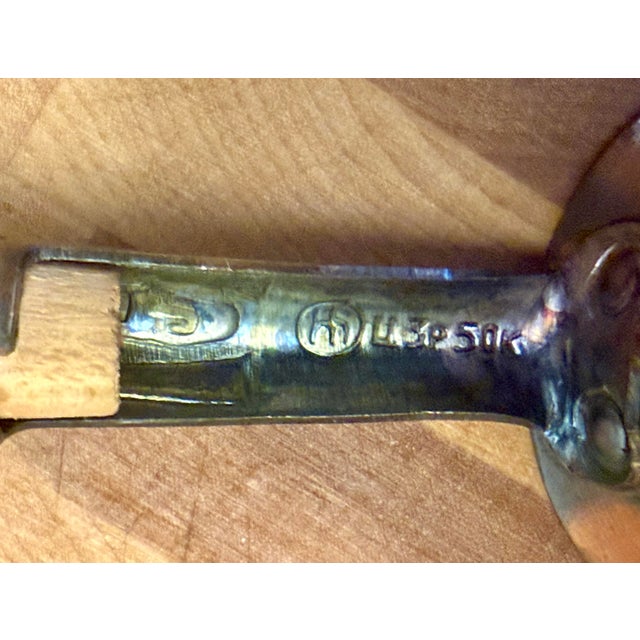 Vintage 1970s Armenian Copper Miniature Cezve / Coffee Pot With Cyrillic “Армения” Inscription For Sale - Image 12 of 12