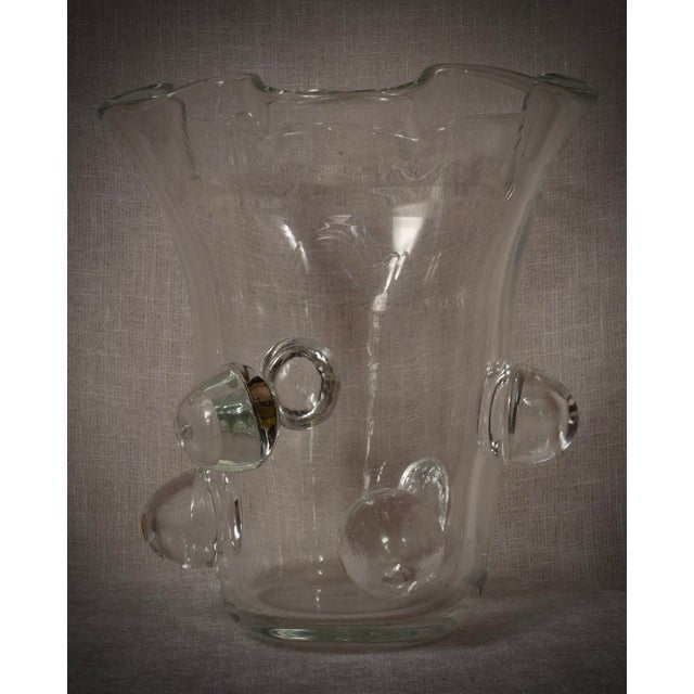 Mid-Century Murano Art Glass Vase, 2000s For Sale - Image 6 of 9