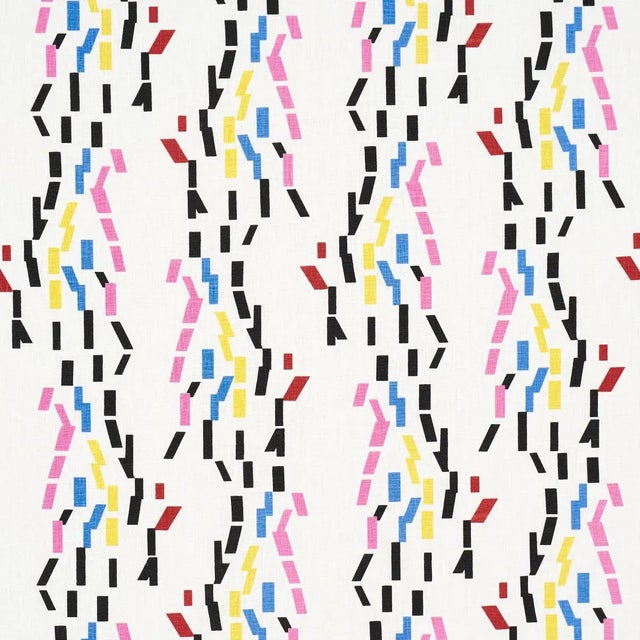 SAMPLE - Schumacher x Peg Norriss Confetti Fabric In Multi For Sale