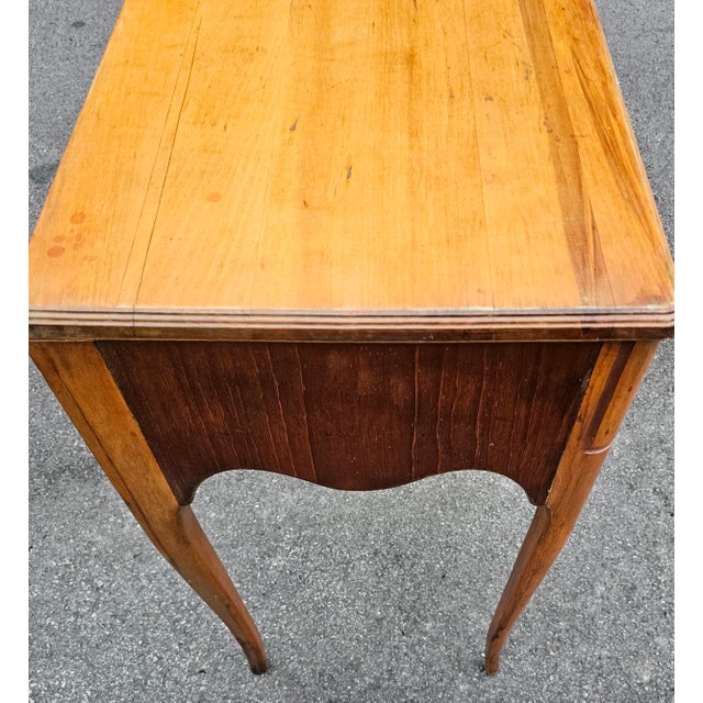 Brown Antique French Provincial Console For Sale - Image 8 of 11