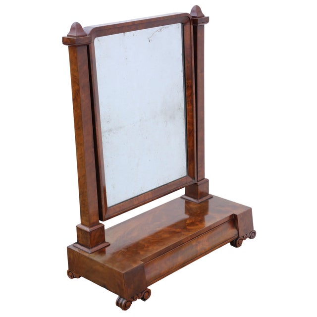 Antique 19th Century Regency Mahogany Dressing Table Mirror – Fine Quality A fine quality 19th-century Regency mahogany...