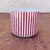 This is a wonderful ceramic red pinstriped Rorstrand "Kadett" coffee cup designed by the legendary Swedish designer Hertha...