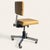 Mid-Century InterRoyal Steel, Chrome and Faux-Leather Office Chair For Sale - Image 10 of 13