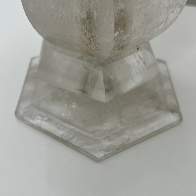 Cut Rock Crystal Candleholder For Sale - Image 5 of 14