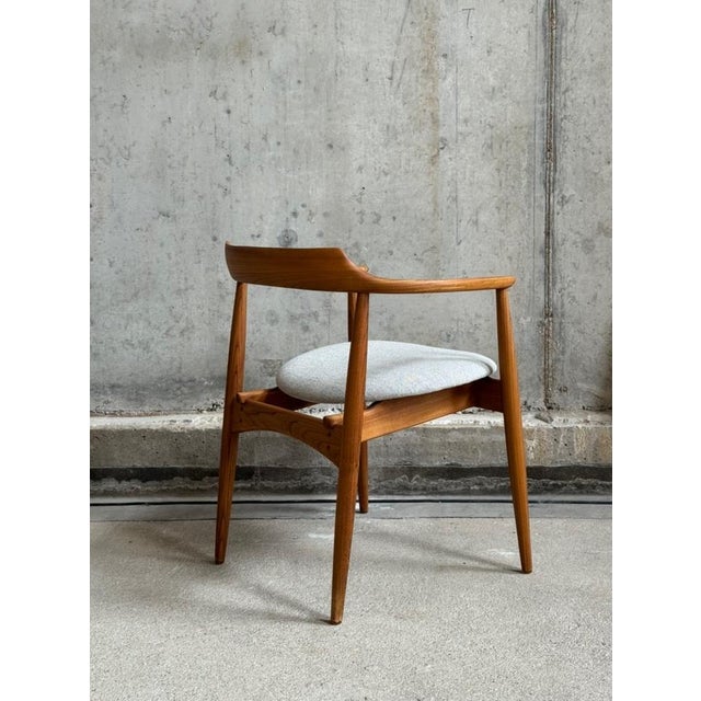 Niels Eilersen ST-750 Armchair by Arne Wahl Iversen for Niels Eilersen, Denmark, 1950s For Sale - Image 4 of 9