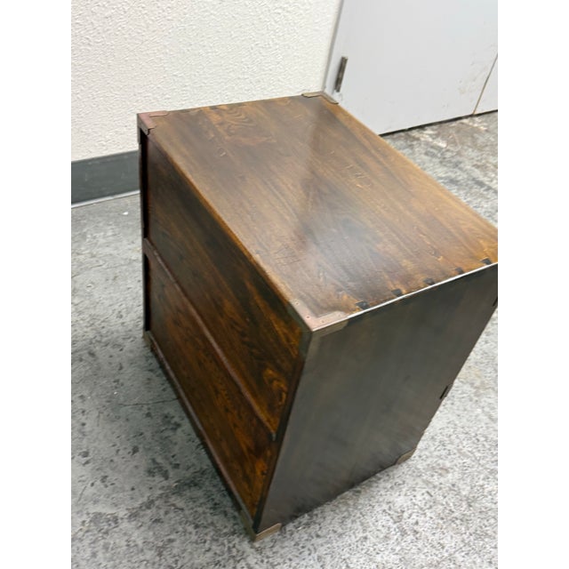 Brown Gump’s Japanese Tansu-Inspired 'Ko-Tansu" Mini Cabinet For Sale - Image 8 of 12