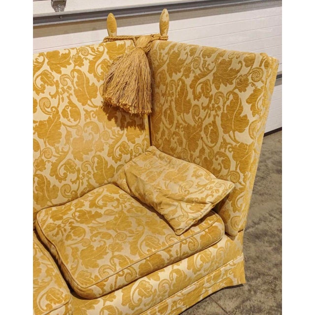 English Vintage Mulberry English Knole Sofa or Settee For Sale - Image 3 of 7