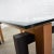 Contemporary Vintage Pietro Costantini Italian Postmodern Cherry, Black Lacquer & Glass Dining Table For Sale - Image 3 of 8