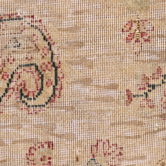 Textile Vintage Cotton Wool Thin Knot Rug, Turkey For Sale - Image 7 of 16