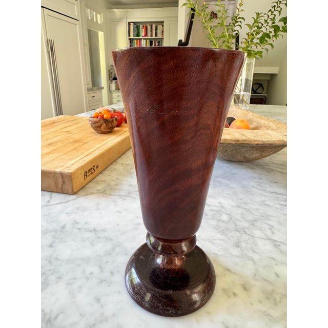 Antique Lignum Vitae Mortar and Pestle For Sale - Image 10 of 11