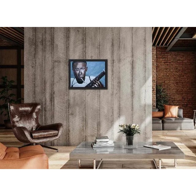Contemporary Portrait African American Blues Musician 27 Club For Sale - Image 4 of 12