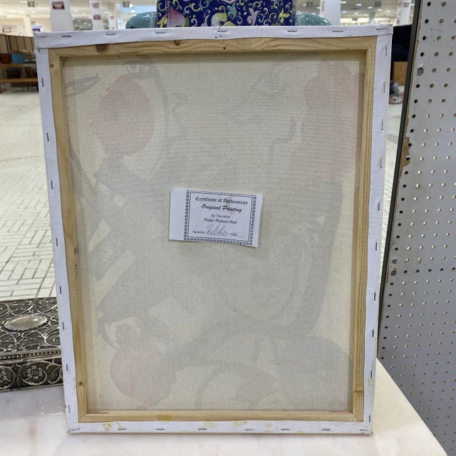 Vintage Abstract Portraiture; Original Artwork by Peter Robert Keil For Sale In Atlanta - Image 6 of 6