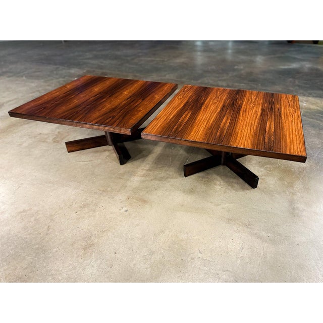 1960s Chanceler Side Tables in Rosewood and Metal, Jorge Zalszupin, 1960s For Sale - Image 5 of 16