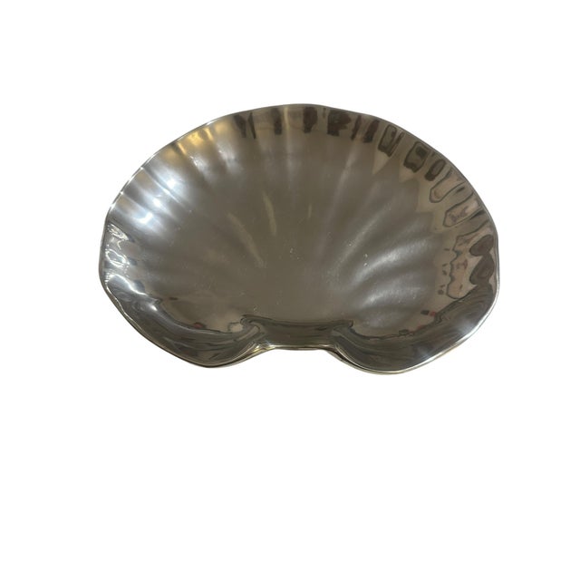 Metal 1980s Wilton Armatale Shell Hors d'Oeuvre Serving Set For Sale - Image 7 of 12