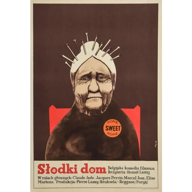 Slodki Dom (Home Sweet Home) is an original offset artwork on paper realized in 1973 Original colored offset. Good...