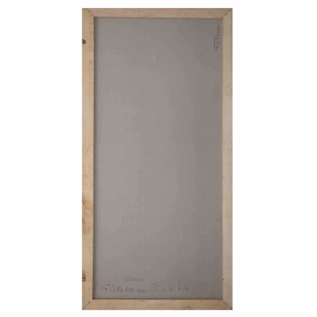 Giorgio Lo Fermo, Abstract Compositions, Original Oil on Canvas Paintings, 2010, Set of 2 For Sale - Image 6 of 7