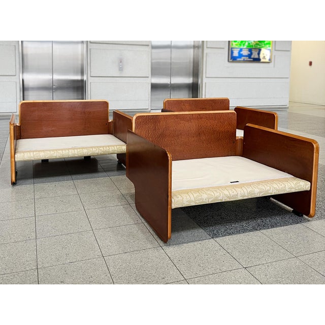 These rare lounge chairs were designed by Ico Parisi in the Mid-20th Century and produced by MIM (Mobili Italiani...