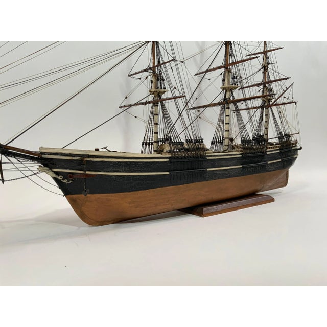 Wood Scale Model of the Clipper Ship Flying Cloud For Sale - Image 7 of 12
