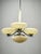 Vintage Art Deco Chrome and Champagne Glass Pendant Light, Czechoslovakia, 1930s For Sale - Image 10 of 11