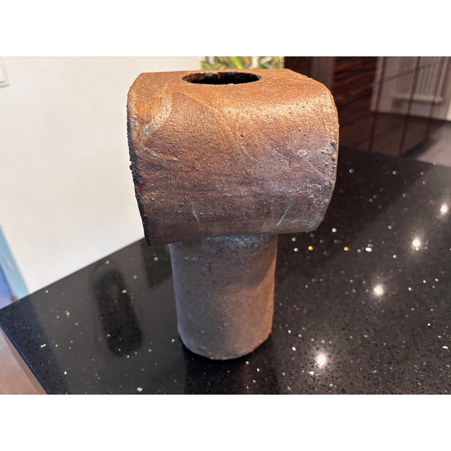 Brutalist Vase from Gisbert & Barbara Haberland, Berlin, 1960 For Sale - Image 10 of 12