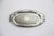 Small Vintage Silver Plated Oval Tray With Floral Detail, Vintage Plate, Trinket Dish, Embossed, Etched Engraved Patina Serving Dish For Sale - Image 4 of 7