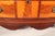 Brown American Federal Feathered Birch and Mahogany Bow Front Chest of Drawers For Sale - Image 8 of 12