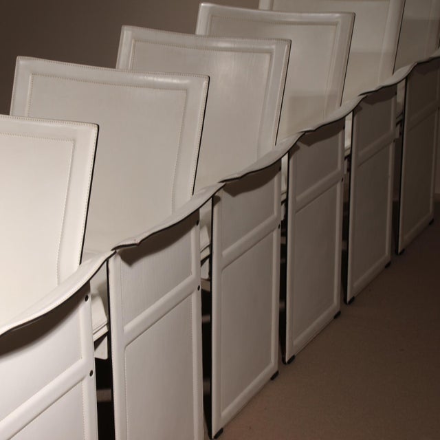 Korium Armchairs by Tito Agnoli for Matteo Grassi, Italy, 1980s, Set of 6 For Sale - Image 6 of 18