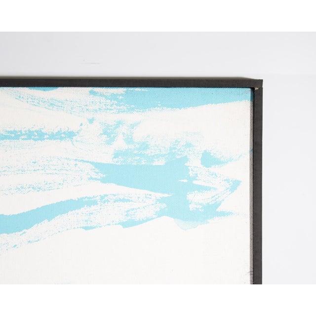 Early 21st Century “Lake in Summer No. Two” Abstract Acrylic on Canvas Painting by Martha Kaplan For Sale - Image 5 of 8