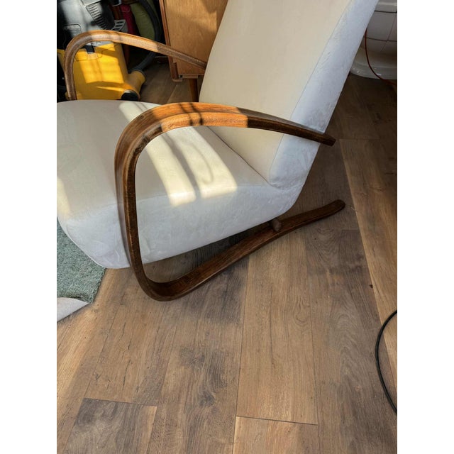 Wood Model H 269 Lounge Chair from Jindrich Halabala, 1930s For Sale - Image 7 of 10