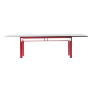 Mid-Century Doge Table with Aluminum Base by Carlo Scarpa for Cassina, Italy For Sale
