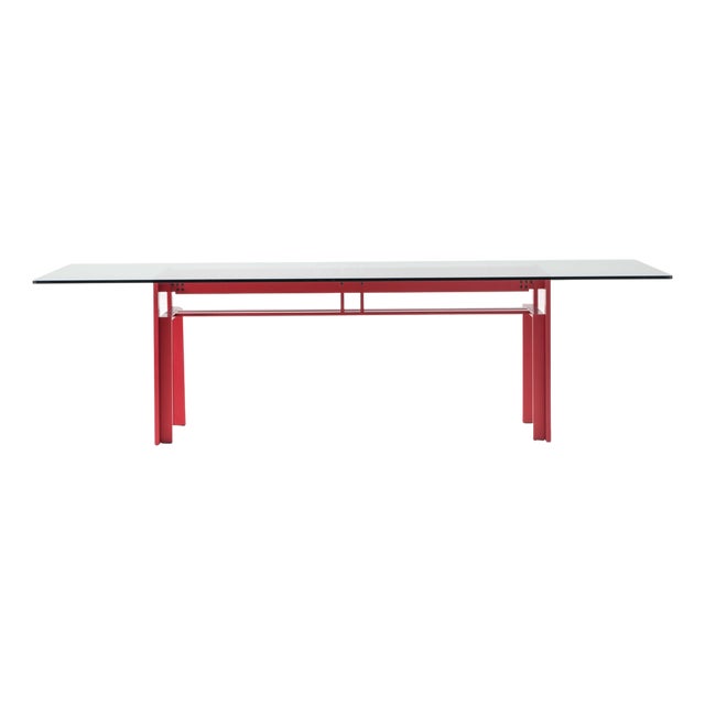Mid-Century Doge Table with Aluminum Base by Carlo Scarpa for Cassina, Italy For Sale