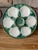 1950s French Longchamp Green and White Oyster Plate For Sale - Image 16 of 16