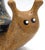 Ceramic Vintage MCM Studio Art Ceramic Unique Black Speckled Shell Glaze Snail Figurine For Sale - Image 7 of 7