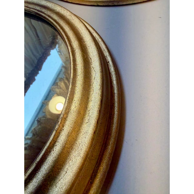 Set of 12 Vintage Round Gilt Italian Mirrors For Sale - Image 12 of 17