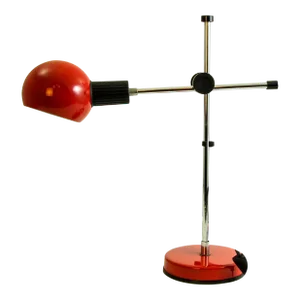 Postmodern Red Table Lamp by Veneta Lumi Italy 1970s