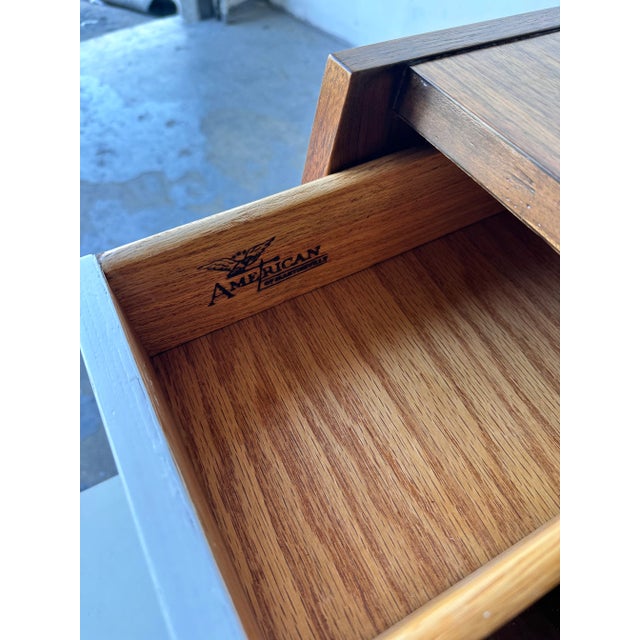 Pair of Merton Gershun for American of Martinsville Mid Century Nightstands For Sale - Image 9 of 11