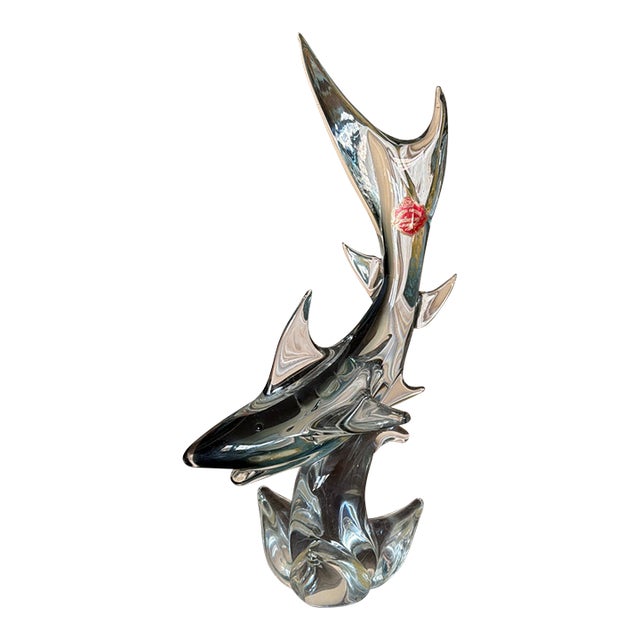 Murano Glass Shark For Sale