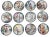 Japanese Vintage Traditional Japanese Jingdezhen Porcelain Geisha Decorative Plates - Set of 12 For Sale - Image 3 of 11
