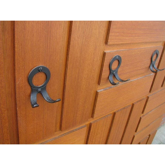 Vintage Teak Wardrobe Rack, 1960s For Sale - Image 14 of 18