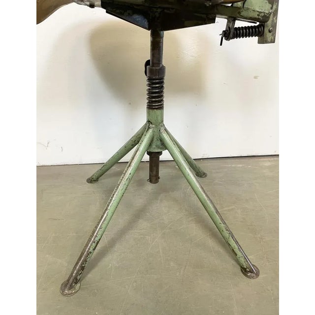 Industrial Workshop Chair, Czechia, 1950s For Sale - Image 3 of 17