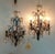 French 1900 Pair of Crystal Neoclassical French Sconces For Sale - Image 3 of 11
