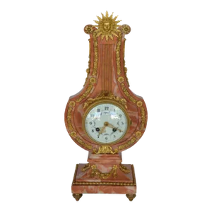 French 19th Century Louis XVI Style Mantel Clock Signed by J Marti