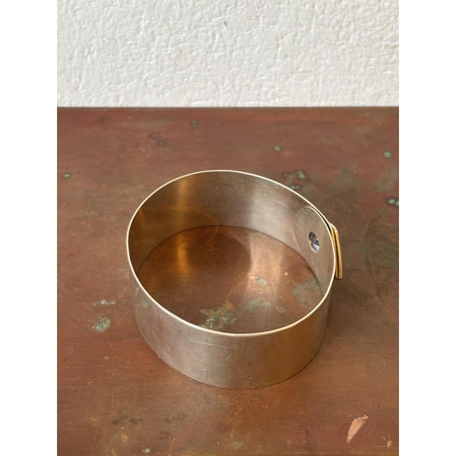 Art Deco 935 Silver Bangle with Laurin Hallmark by Eugen Dettinger Pforzheim, Germany, 1930s For Sale - Image 4 of 12