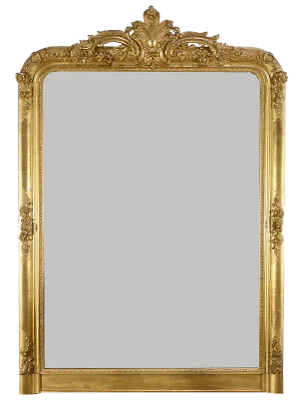 Louis XV Style Gilded Wood Mirror