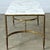 Early 20th Century French White Marble & Brass Coffee Table in the Maison Jansen Style For Sale - Image 10 of 12