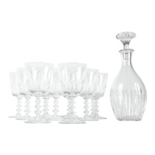 Vintage Baccarat Decanter & Glassware - Set of 13 For Sale